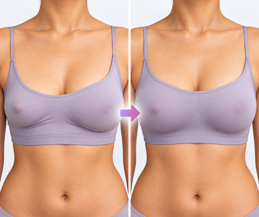 Breast Asymmetry Correction in Feminization in India by Dr. Ashutosh Shah, Elegance Clinic