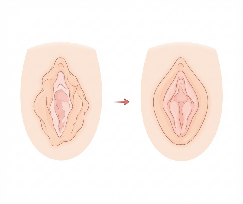 Secondary Vulval Aesthetic Refinement in India by Dr. Ashutosh Shah, Elegance Clinic