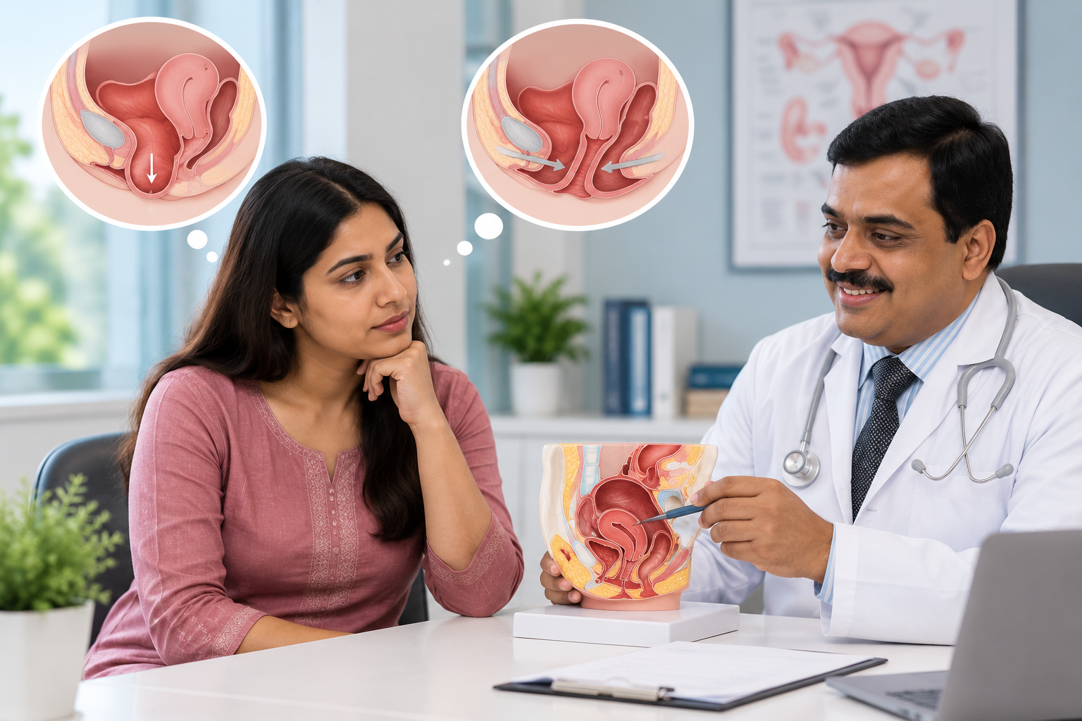 Prolapse or Laxity? Knowing Which Specialist You Actually Need, Elegance Clinic, Surat