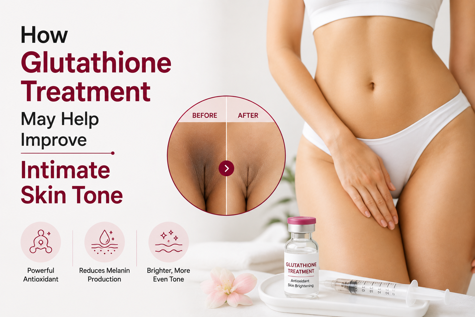 How Glutathione Treatment May Help Improve Intimate Skin Tone, Elegance Clinic, Surat