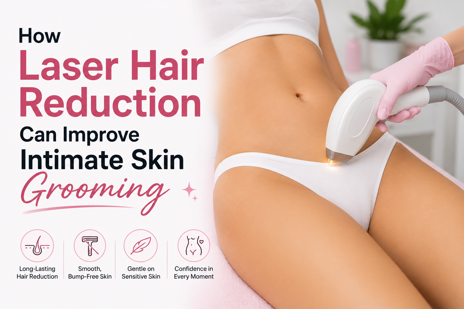How Laser Hair Reduction Can Improve Intimate Skin Grooming, Elegance Clinic, Surat