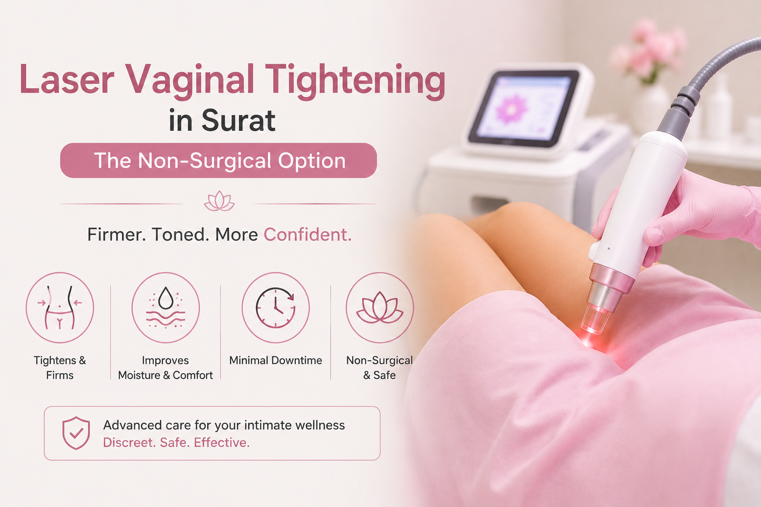 Laser Vaginal Tightening in Surat: The Non-Surgical Option, Honestly Explained, Elegance Clinic, Surat