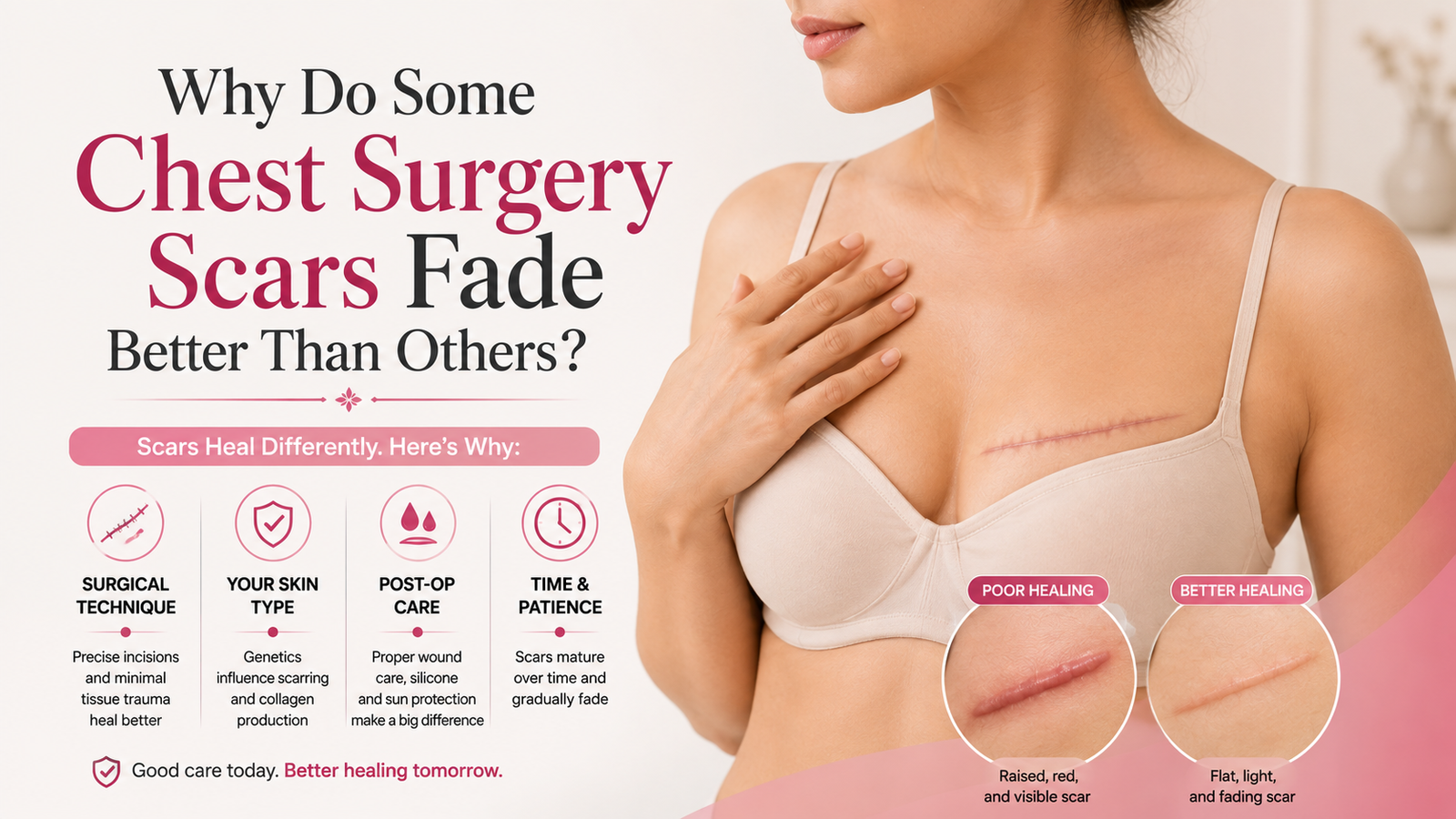 Why Do Some Chest Surgery Scars Fade Better Than Others?, Elegance Clinic, Surat