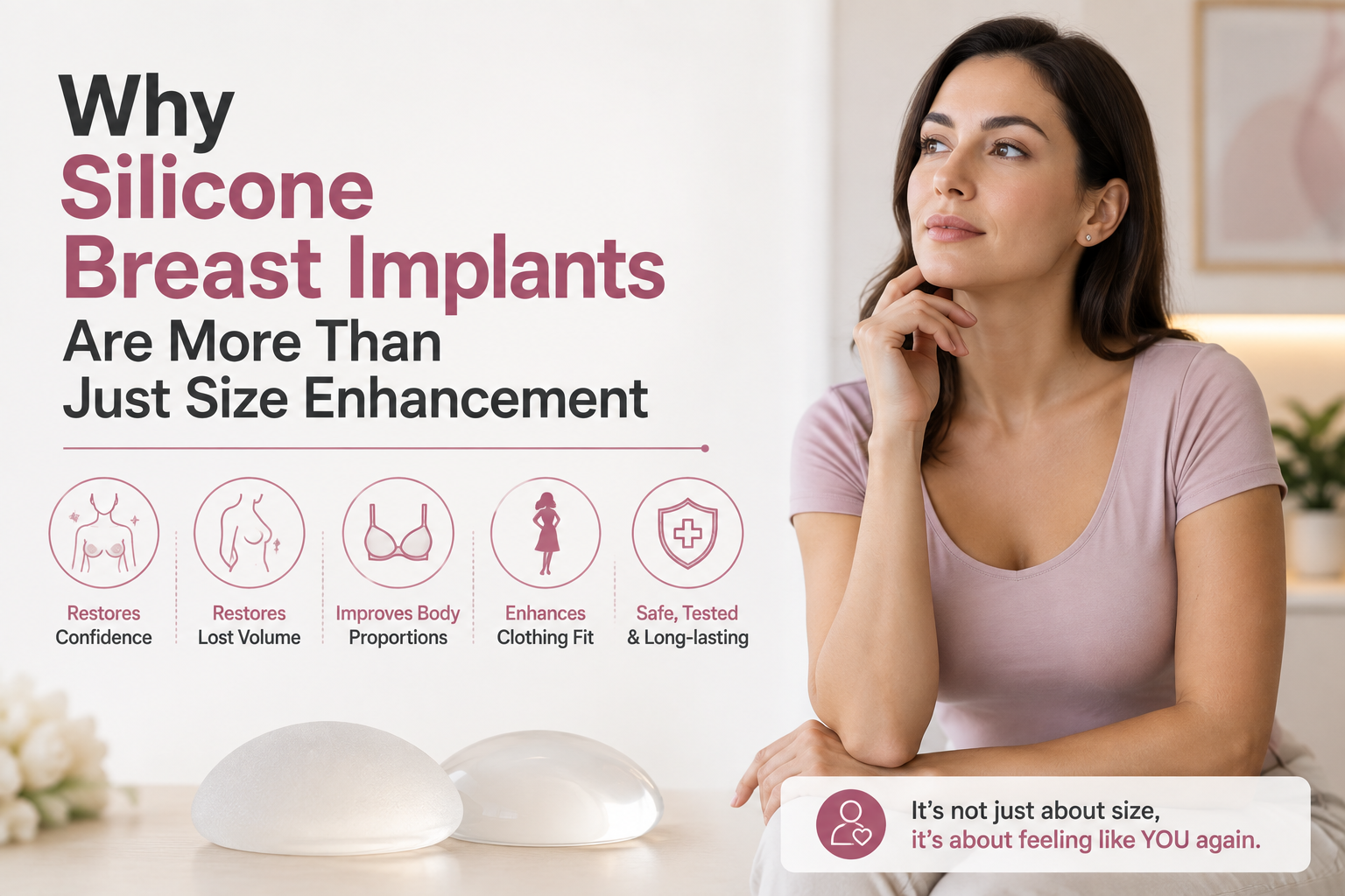 Why Silicone Breast Implants Are More Than Just Size Enhancement, Elegance Clinic, Surat